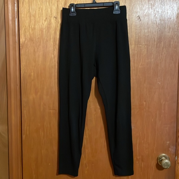 •MERONA•WOMENS EVERYDAY SOFT BLACK ULTRA HIGH RISE LEGGINGS MEDIUM (LIKE NEW) - Picture 3 of 8